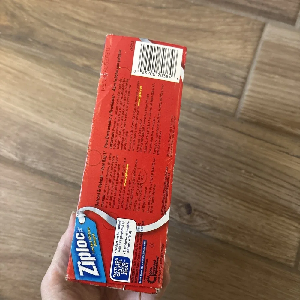 Ziploc quart seal